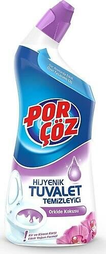 PORÇÖZ ORKİDE HİJYENİK TUVALET TEMİZLEYİCİ JEL 750 ML WC TEMİZLEYİCİ ORKİDE KOKULU
