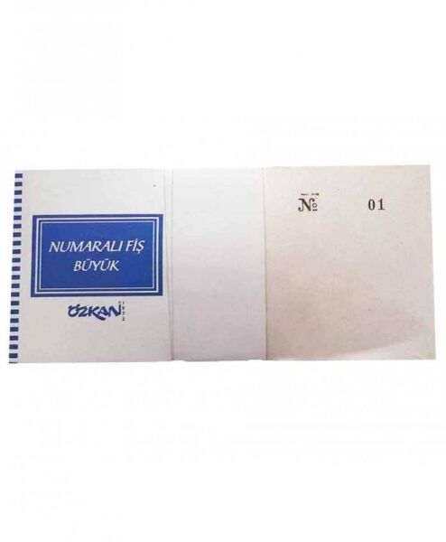 ÖZKAN FİŞ NUMARALI BÜYÜK 14*7 cm & KÜÇÜK 10,5*6 CM