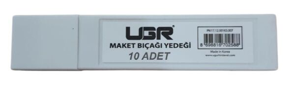 MAKET BIÇAĞI YEDEĞİ BÜYÜK boy 18 MM*0,50 MM PK:10 ADET