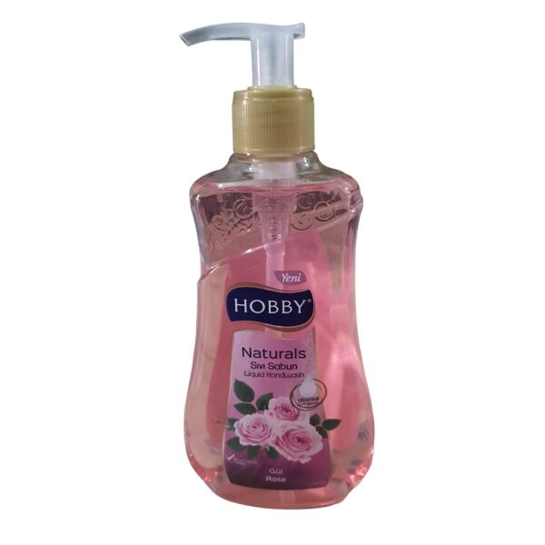 HOBBY SIVI SABUN GLİSERİNLİ 400 ML GÜL NATURALS SERİSİ