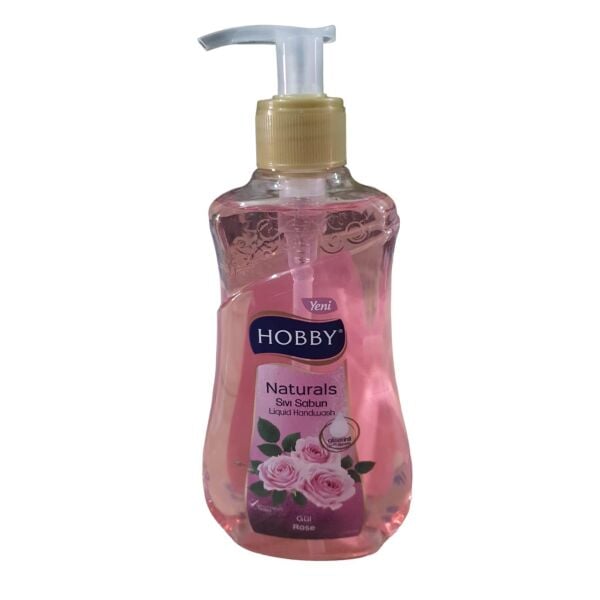 HOBBY SIVI SABUN GLİSERİNLİ 400 ML GÜL NATURALS SERİSİ