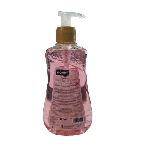HOBBY SIVI SABUN GLİSERİNLİ 400 ML GÜL NATURALS SERİSİ