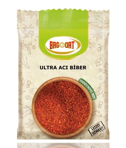BAĞDAT PUL BIBER ULTRA ACI ZEHİR ACI BÜTÜN ÇEKİLMİŞ 1 KG