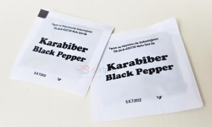 KARABİBER TEK KULLANIMLIK PK:1000 Lİ TAKRİBİ : 550 G.