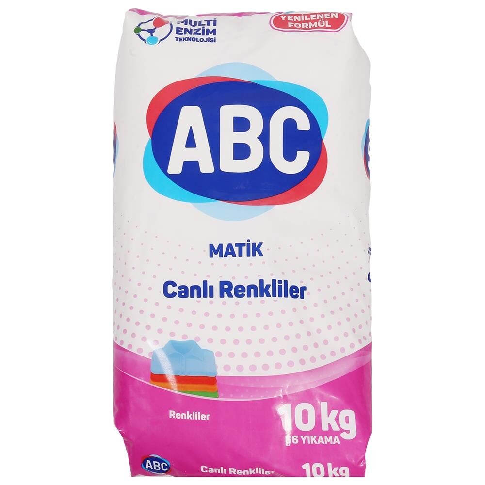 ABC MATİK 10 KG COLOR RENKLİLER İÇİN