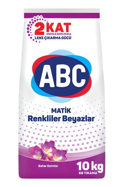 ABC MATİK 10 KG BAHAR ESİNTİSİ BEYAZLAR & RENKLİLER İÇİN