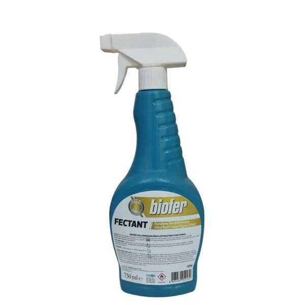 BİOFER750 ML FECTANT ALKOL BAZLI YÜZEY HİJYEN ÜRÜNÜ