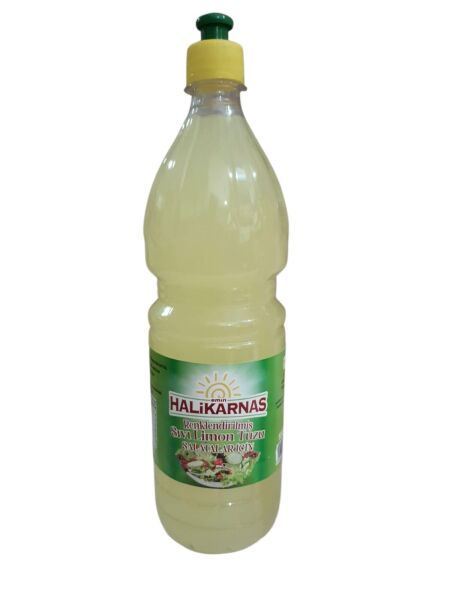 HALİKARNAS LİMON SOSU 1 KG RENKLENDİRİLMİŞ SIVI LİMON TUZU SALATALAR İÇİN