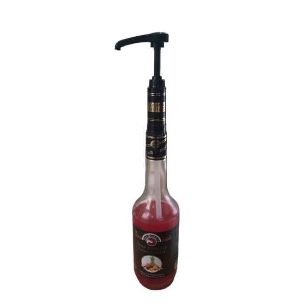 SELANİKLİ FO ŞURUP POMPA İTALYAN KAPAK SERİGRAFİLİ SİYAH FO - REPO - LİMPO  700 ML ŞİŞELER U