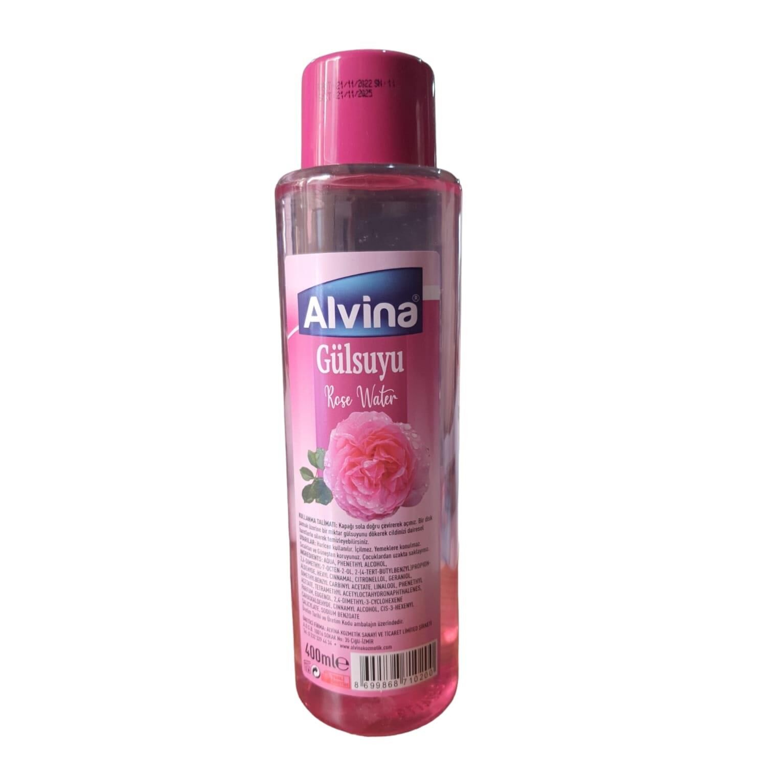 ALVİNA 400 ML GÜLSUYU