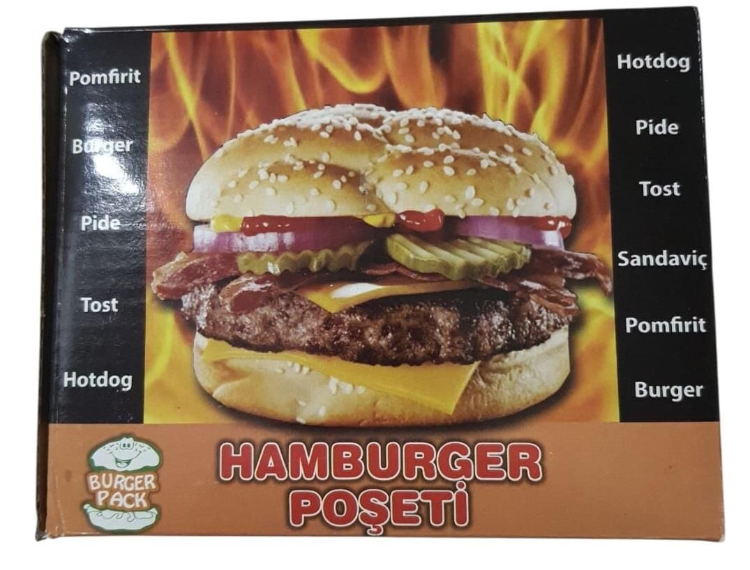 SELANİKLİ STAR HAMBURGER POŞETİ 800 - 1000 Lİ KALIN