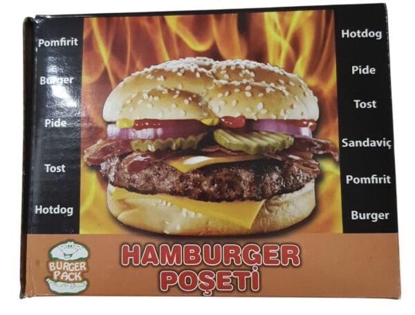 SELANİKLİ STAR HAMBURGER POŞETİ 800 - 1000 Lİ KALIN