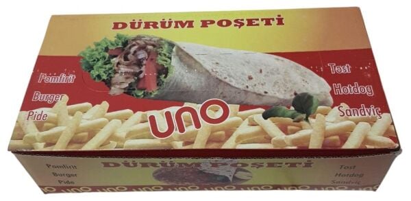 SELANİKLİ STAR PİDE BURGER POŞETİ 1000 Lİ KALIN