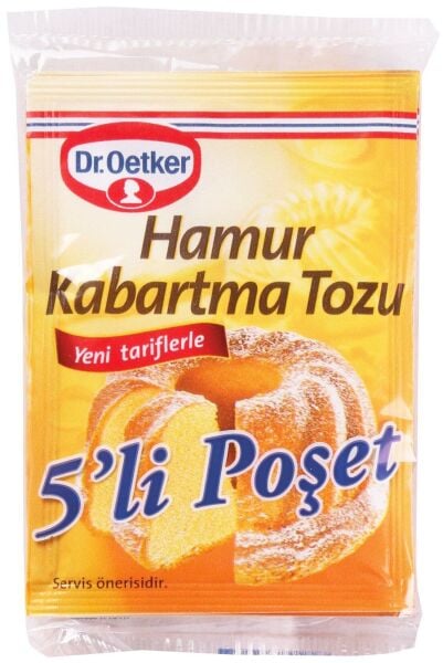 DR OETKER HAMUR KABARTMA TOZU 5 Lİ PK * 10 G = 50 G.