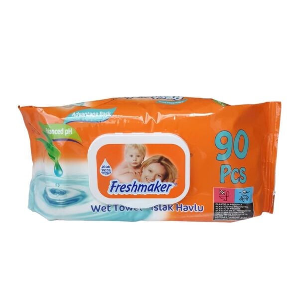 24 PAKET FRESHMAKER 90 LI ADVANTAGE PACK BEBEK ISLAK HAVLU