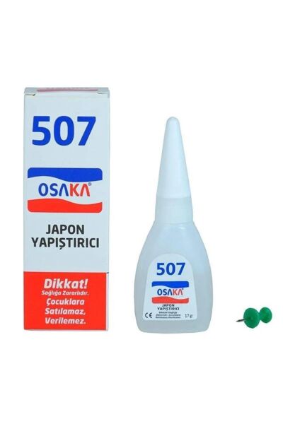 50 ADET OSAKA 507 JAPON YAPIŞTIRICI SUPER GLUE OY-507 BRÜT 17 G 1 KUTU