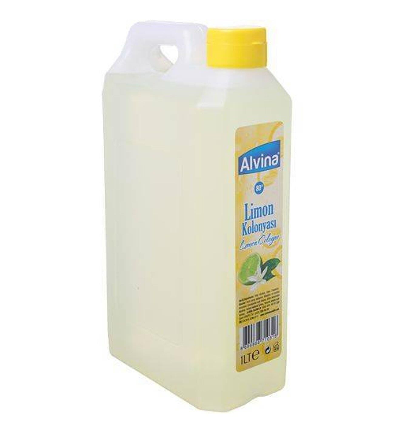 ALVİNA 1 LT LİMON KOLONYASI PET 80 DERECE