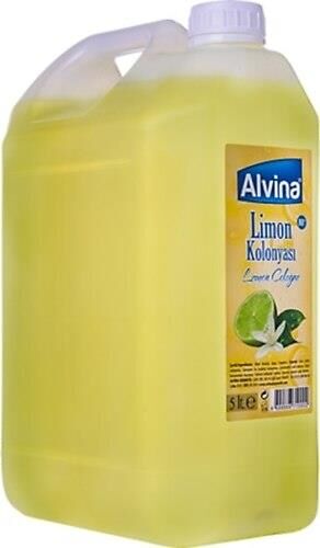 ALVİNA 5 LT LİMON KOLONYASI PET 80 DERECE
