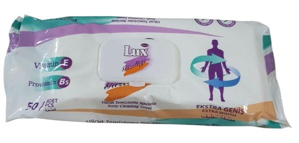 LUX VÜCUT TEMİZLEME HAVLUSU PK:50 Lİ