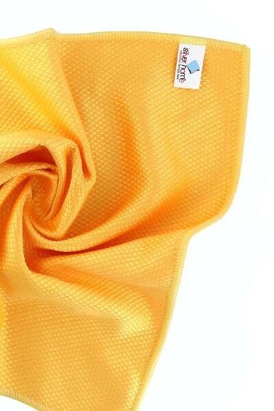 5 ADET SİLVER HOME 40*40 CM BAKLAVA DESEN MICROFIBER BEZ 48 G. 300 G.MSQR OVERLOKLU