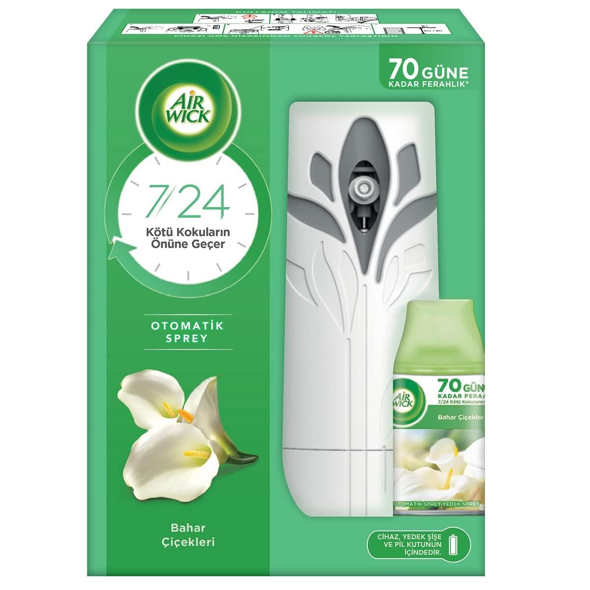 AIRWICK MAKİNA + YEDEK BAHAR ÇİÇEKLERİ