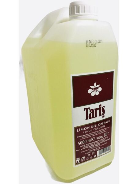 TARİŞ 5 LT LİMON KOLONYASI PET 80 DERECE