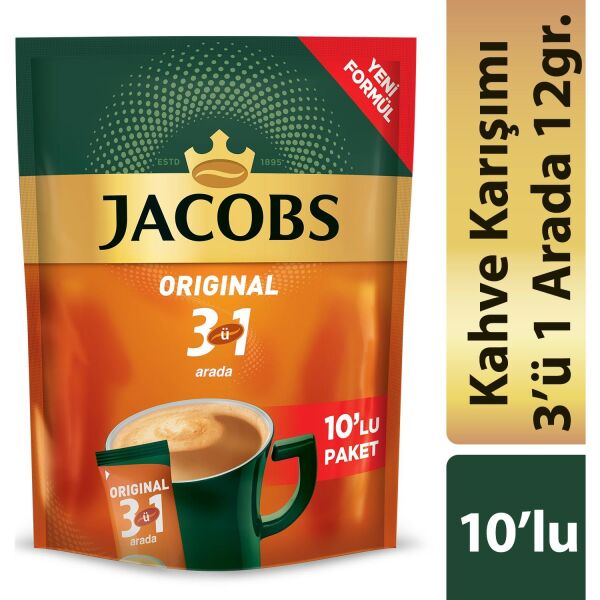 JACOBS 3 İN 1 PAKET 10 LU PAKET 10*16 G