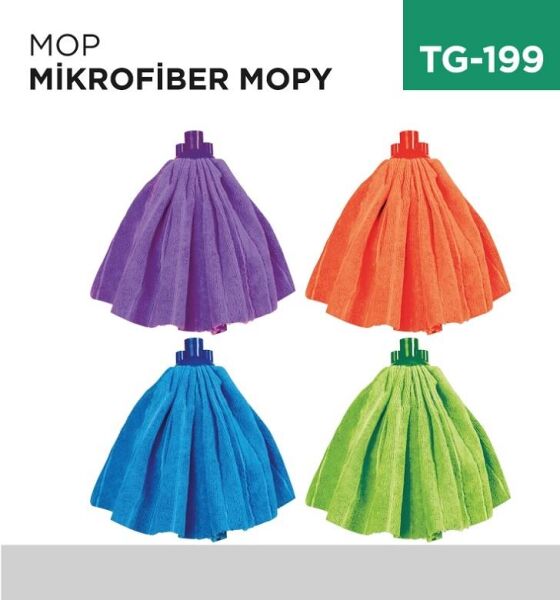 MİCROFİBER MOP %100 MİKROFİBER MOP (%20 POLİAMİD %80 POLYESTER) REMOND TG-199 MOPY