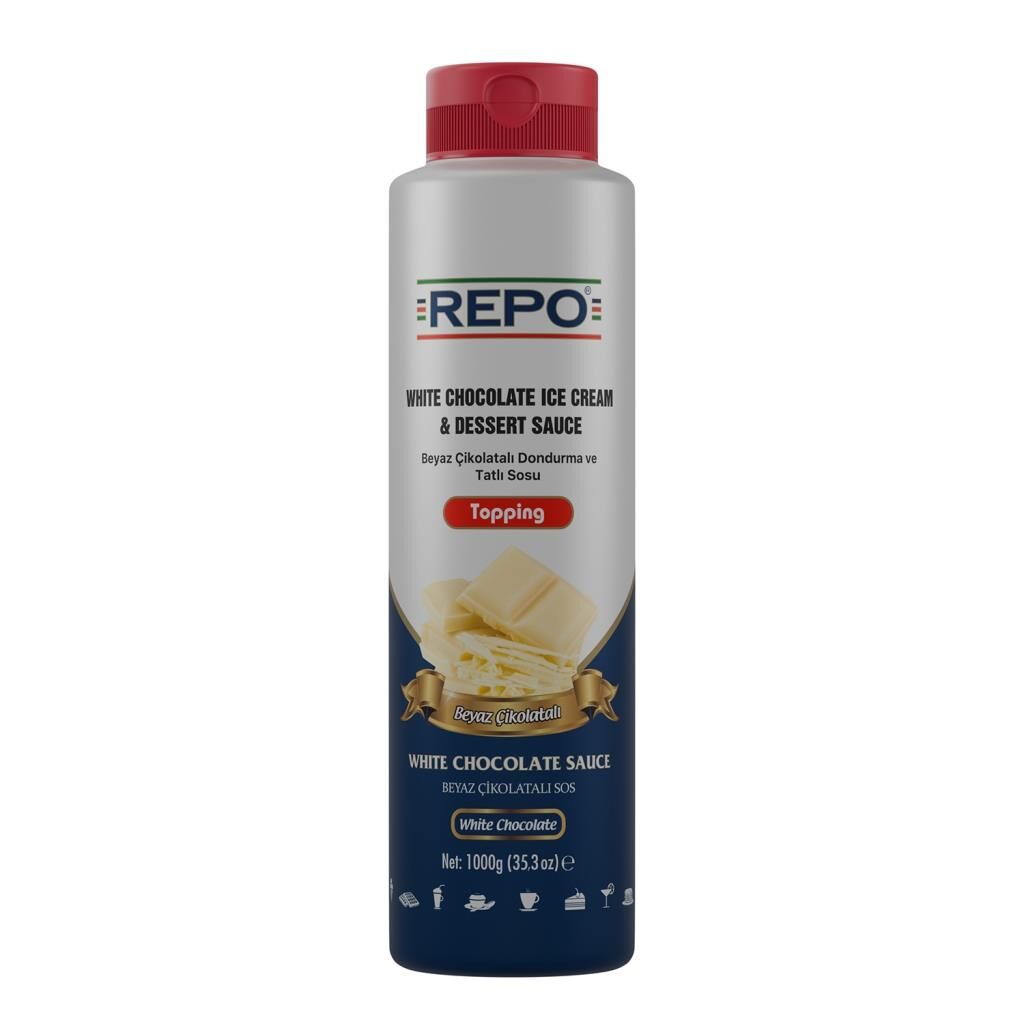 Repo Beyaz Çikolata Topping Dondurma ve Tatlı Sosu 1 KG