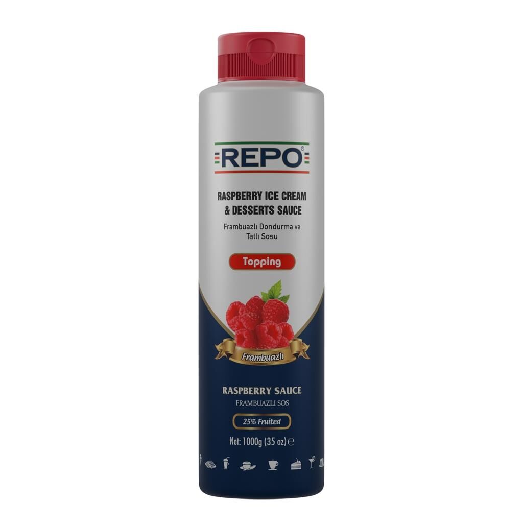 Repo Frambuaz Topping Dondurma ve Tatlı Sosu 1 KG