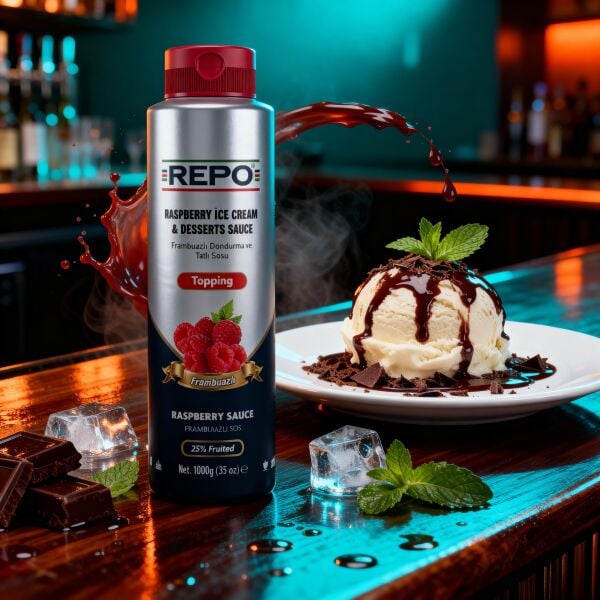 Repo Frambuaz Topping Dondurma ve Tatlı Sosu 1 KG