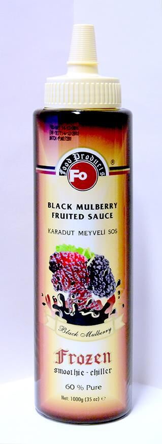 Fo Karadut Meyveli Sos (Frozen) (%50 Karadut) 1 Kg püre