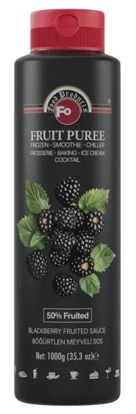 Fo Böğürtlen Meyveli Sos (Frozen) (%50 Böğürtlen) 1 Kg püre