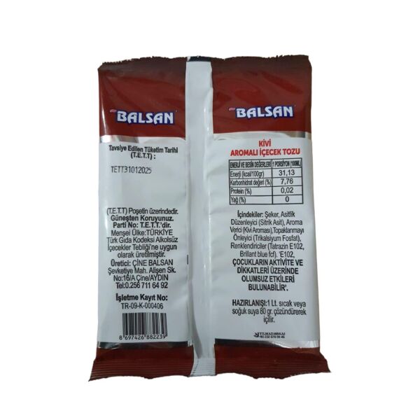 BALSAN TOZ KIVI 250 G. AROMALI İÇECEK TOZU