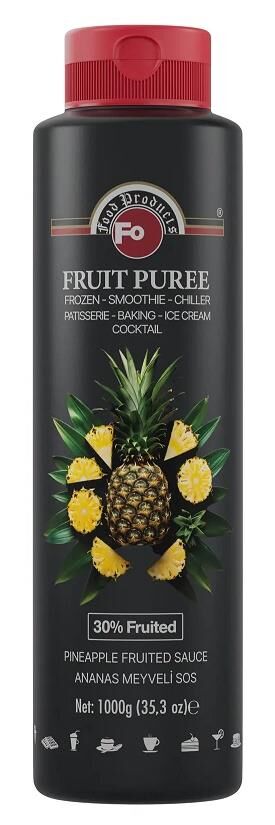 Fo Ananas Meyveli Sos (Frozen) (% 30 Ananas) 1 Kg püre