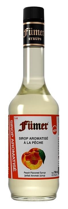 FÜMER ŞEFTALİ AROMALI KOKTEYL SURUBU 700 ML