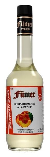 FÜMER ŞEFTALİ AROMALI KOKTEYL SURUBU 700 ML