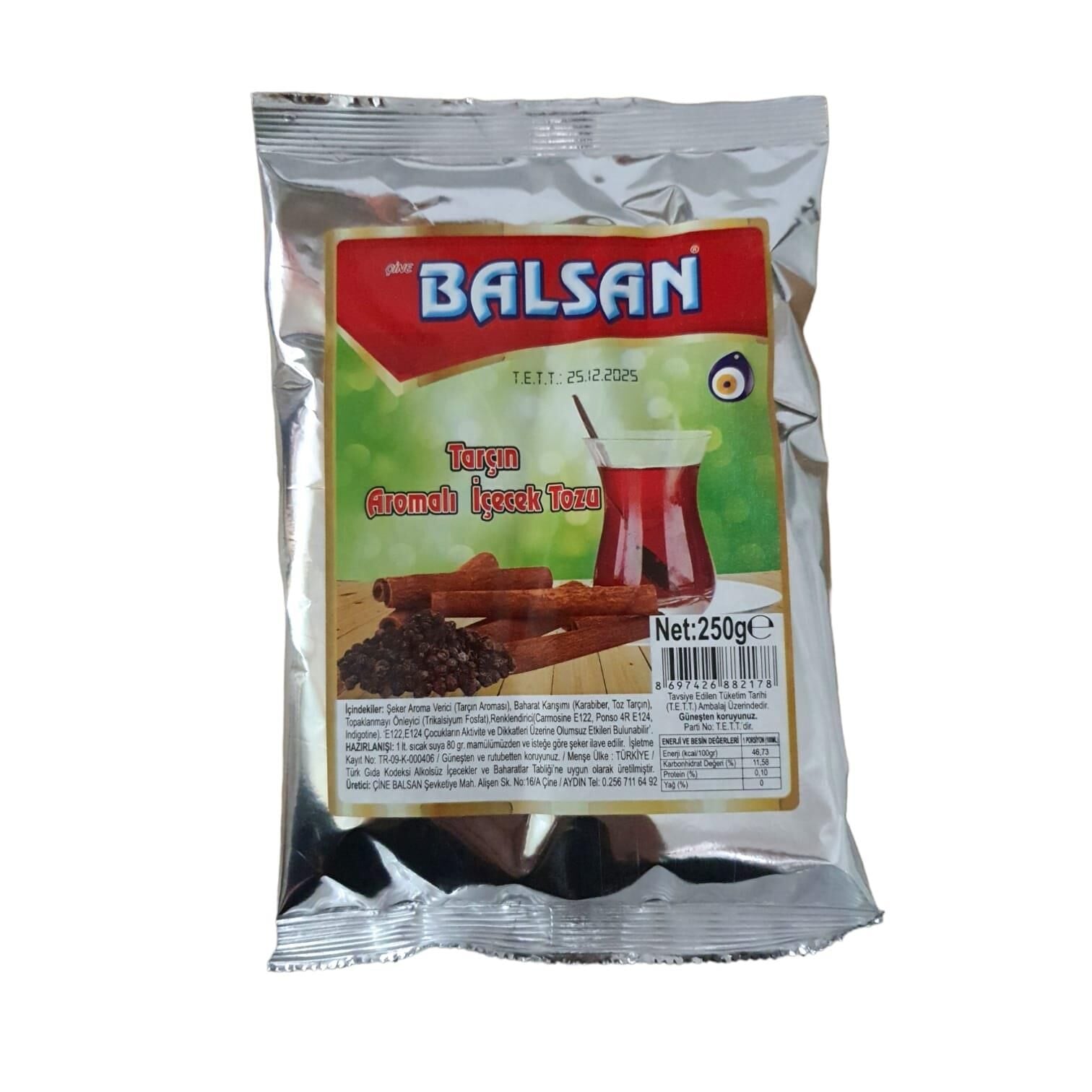 BALSAN TOZ TARÇIN 250 GR SICAK İÇECEK