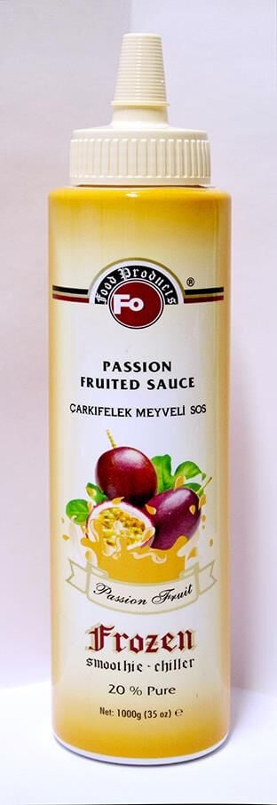 Fo Passion Fruit Meyveli Sos (Frozen) (%20 Çarkıfelek) 1 Kg püre