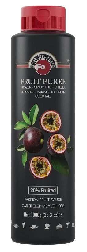 Fo Passion Fruit Meyveli Sos (Frozen) (%20 Çarkıfelek) 1 Kg püre