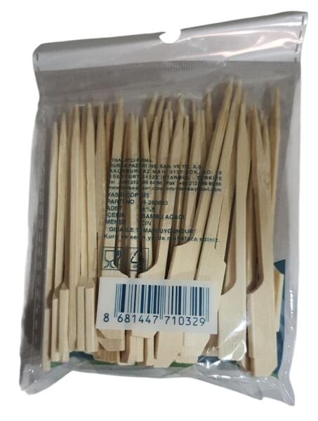 DOLPHİN ÇÖP ŞİŞ YASSI 9 CM. 50 Lİ PK