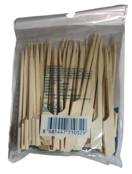 DOLPHİN ÇÖP ŞİŞ YASSI 9 CM. 50 Lİ PK