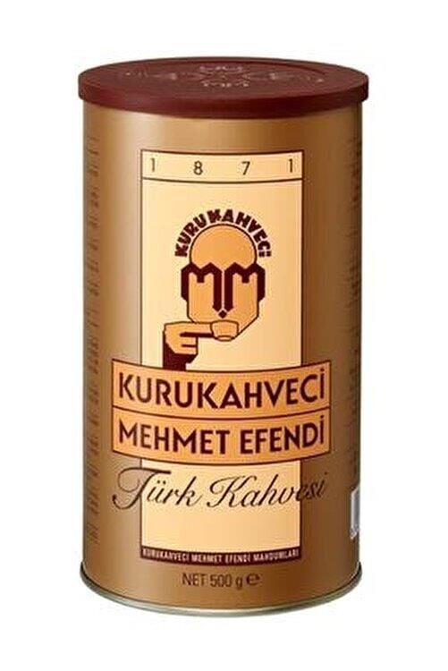KURUKAHVECI MEHMET EFENDI 500 GR TENEKE KUTU TÜRK KAHVE
