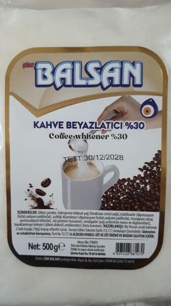 BALSAN COFFEE-MATE 500 G MOKATE KREMA KAHVE BEYAZLATICI