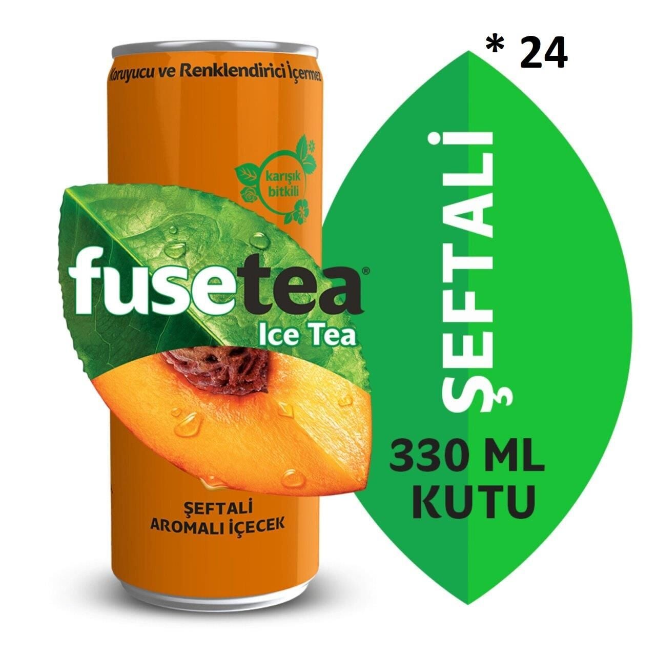 FUSE TEA SEFTALI 330 ML*24 LÜ KOLI