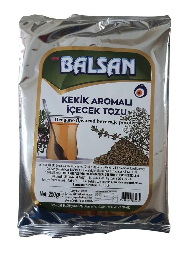 BALSAN TOZ KEKİK 250 GR AROMALI İÇECEK TOZU