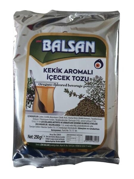 BALSAN TOZ KEKİK 250 GR AROMALI İÇECEK TOZU