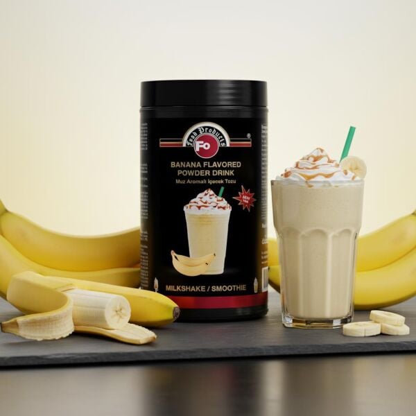 FO MİLK SHAKE MUZ 1 KG KAVANOZ