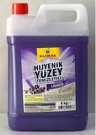 KLORAK 4 KG HİJYENİK YÜZEY TEMİZLEYİCİ MOR LİLYUM & LAVANTA