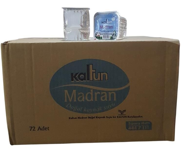 KALTUN MADRAN BARDAK SU 0,2 L.* 72 Lİ KOLİ